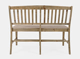 Carlyle Crossing Brown Slatback Counter Bench - Ornate Home