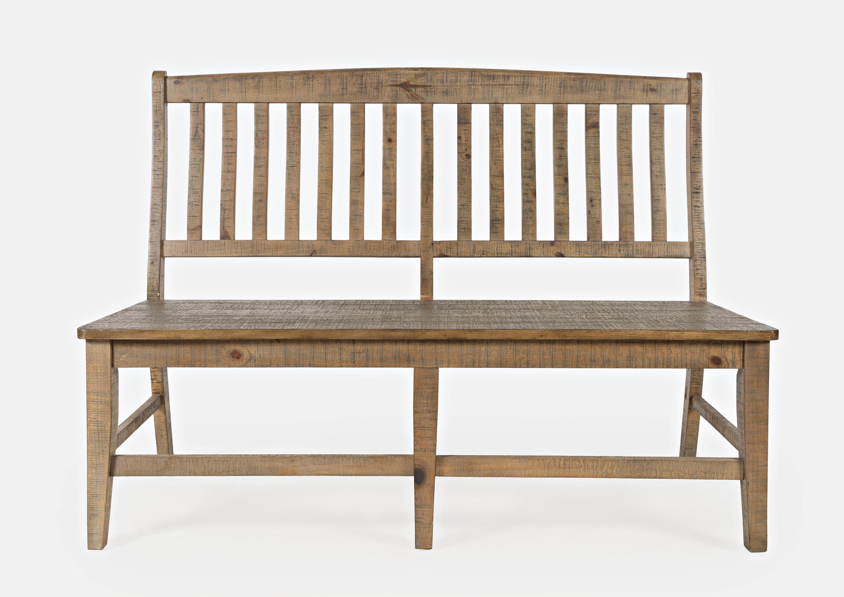 Carlyle Crossing Brown Slatback Dining Bench - Ornate Home