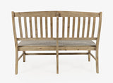Carlyle Crossing Brown Slatback Dining Bench - Ornate Home