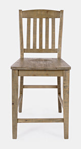 Carlyle Crossing Brown Slatback Stool (Set of 2) - Ornate Home