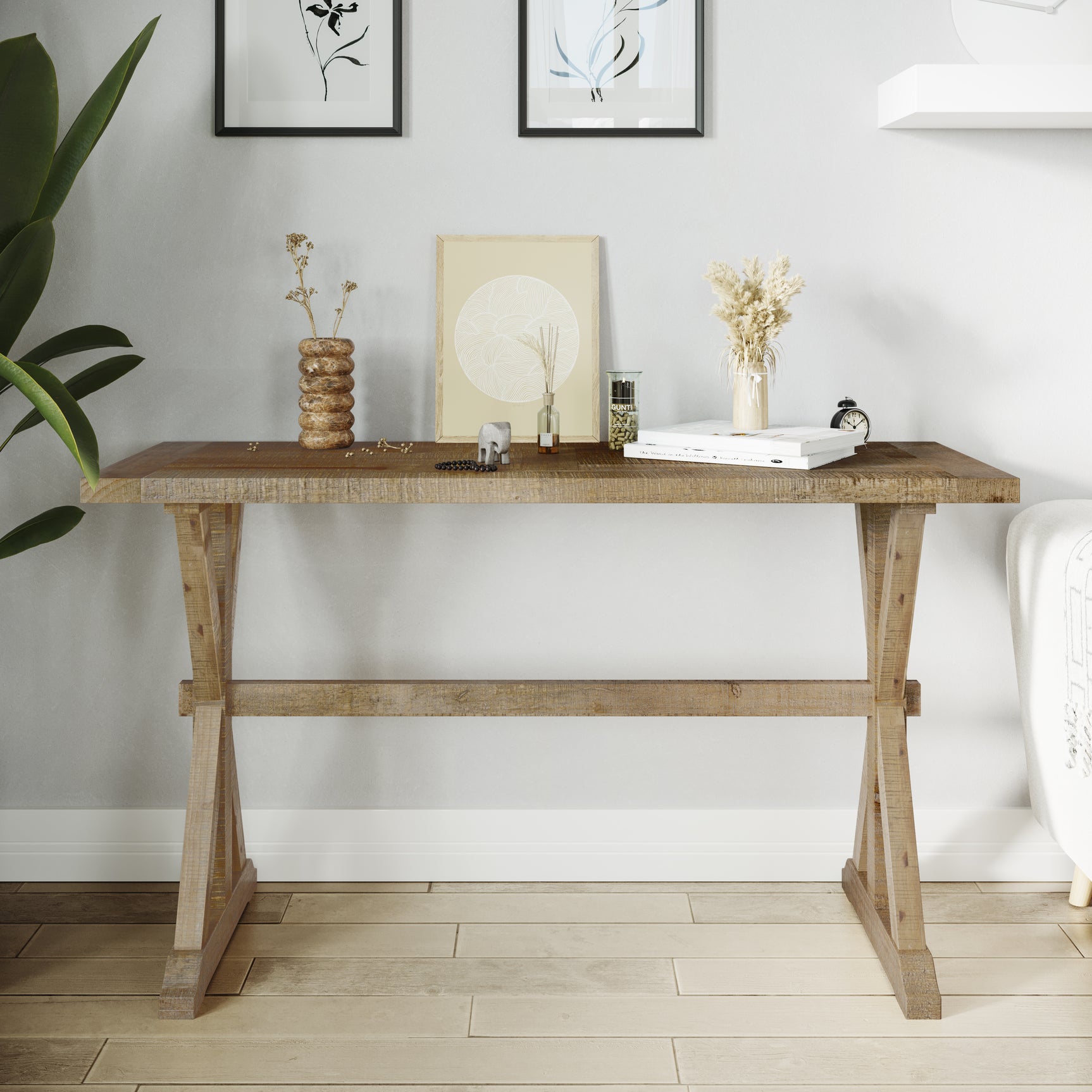 Carlyle Crossing Brown Sofa Table - Ornate Home