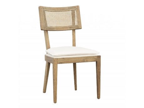 Carlyle Natural/White Dining Chair - Ornate Home