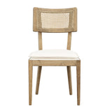 Carlyle Natural/White Dining Chair - Ornate Home