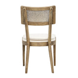Carlyle Natural/White Dining Chair - Ornate Home