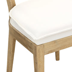 Carlyle Natural/White Dining Chair - Ornate Home