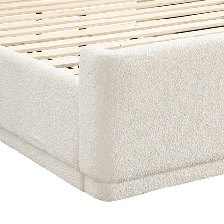 Carmel Beige California King Platform Bed - Ornate Home
