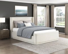 Carmel Beige Full Platform Bed - Ornate Home