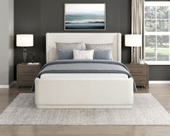 Carmel Beige Full Platform Bed - Ornate Home