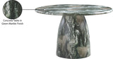 Carmel Green 48.5" Marble Finish Concrete Indoor / Outdoor Dining Table - Ornate Home