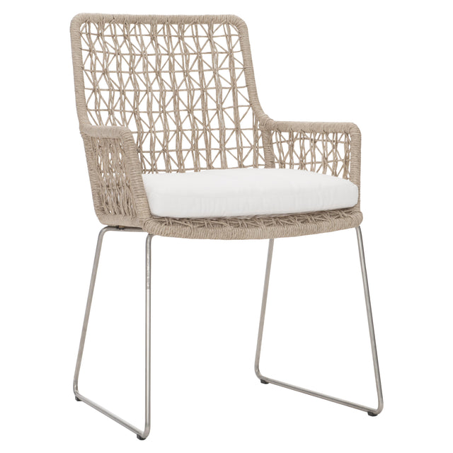 Carmel Hazelnut Outdoor Arm Chair - Ornate Home