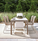 Carmel Hazelnut Outdoor Side Chair - Ornate Home