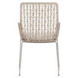 Carmel Hazelnut/White/Cream OutdoorChair - Ornate Home