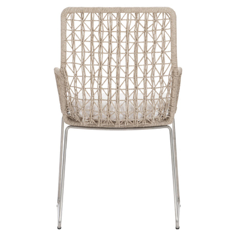 Carmel Hazelnut/White/Cream OutdoorChair - Ornate Home