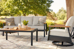 Carmel Highlands Dark Brown Sofa/Chairs/Table Set (Set of 4) - Ornate Home