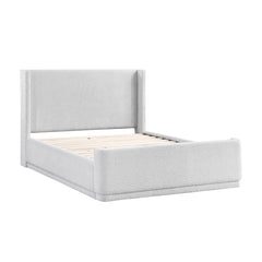 Carmel White Full Platform Bed - Ornate Home
