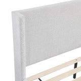 Carmel White Full Platform Bed - Ornate Home