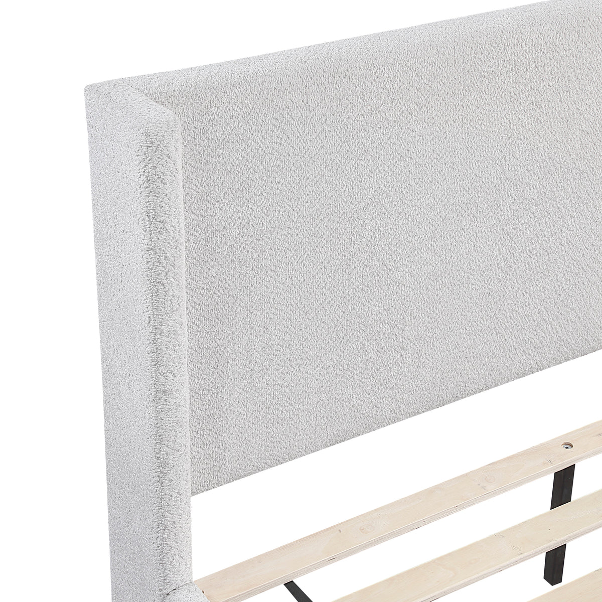 Carmel White Full Platform Bed - Ornate Home