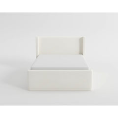 Carmel White Queen Platform Bed - Ornate Home