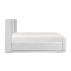 Carmel White Queen Platform Bed - Ornate Home