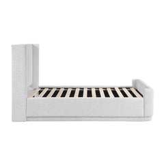 Carmel White Queen Platform Bed - Ornate Home