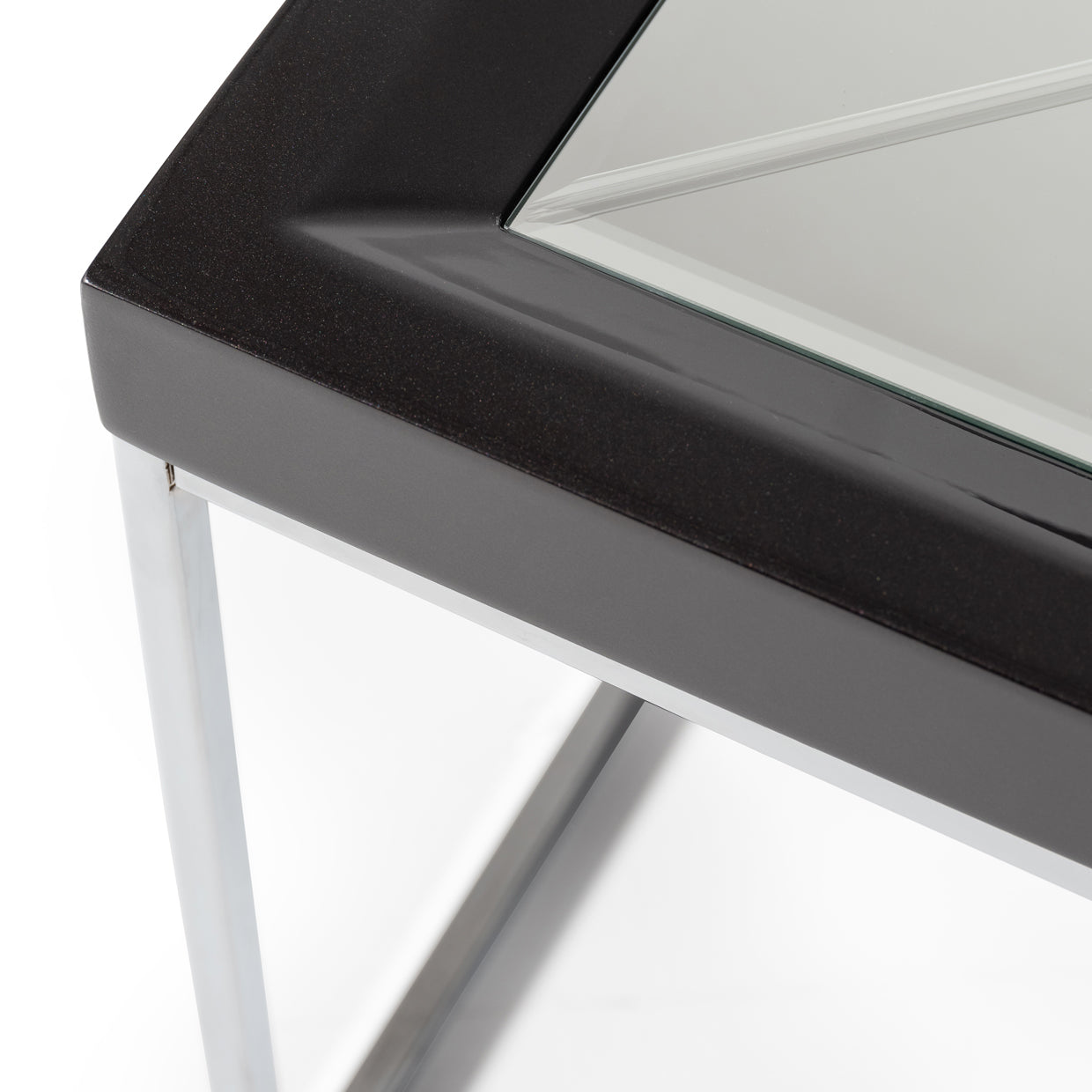 Carmela Charcoal Sand Cocktail Table - Ornate Home