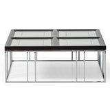 Carmela Charcoal Sand Cocktail Table - Ornate Home