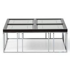 Carmela Charcoal Sand Cocktail Table - Ornate Home