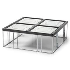 Carmela Charcoal Sand Cocktail Table - Ornate Home