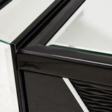Carmela Charcoal Sand Console Table - Ornate Home