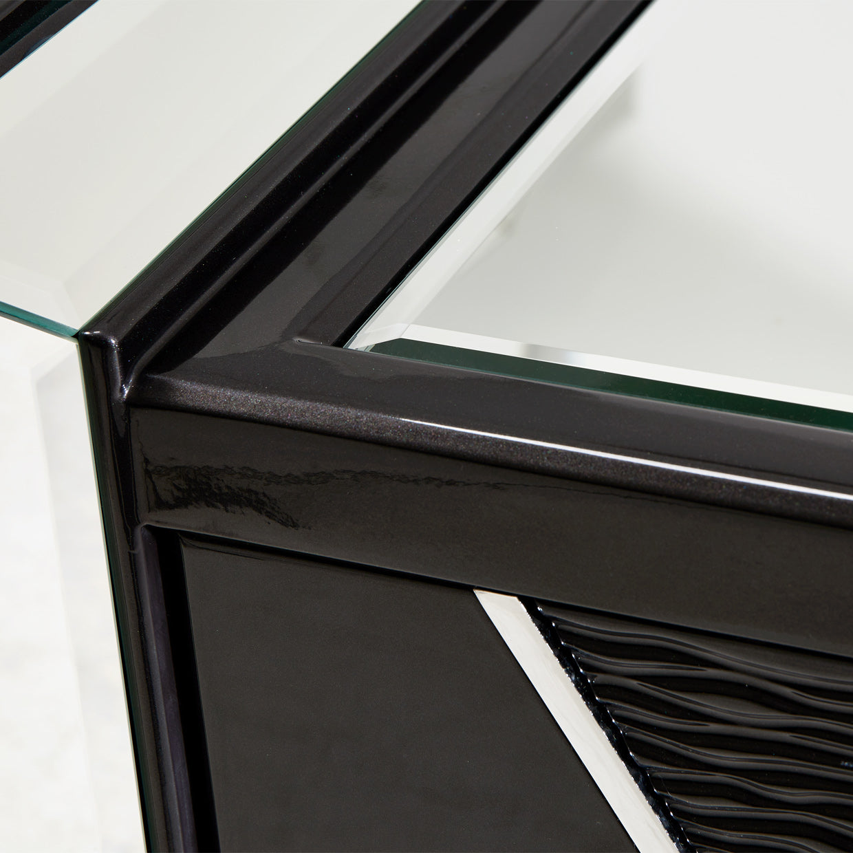 Carmela Charcoal Sand Console Table - Ornate Home