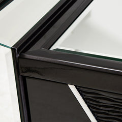 Carmela Charcoal Sand Console Table - Ornate Home