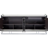 Carmela Charcoal Sand Console Table - Ornate Home