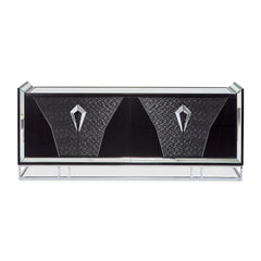 Carmela Charcoal Sand Console Table - Ornate Home