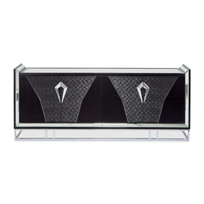 Carmela Charcoal Sand Console Table - Ornate Home