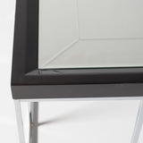 Carmela Charcoal Sand End Table - Ornate Home