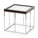Carmela Charcoal Sand End Table - Ornate Home