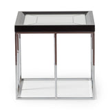 Carmela Charcoal Sand End Table - Ornate Home