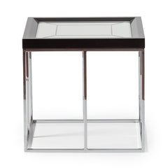 Carmela Charcoal Sand End Table - Ornate Home