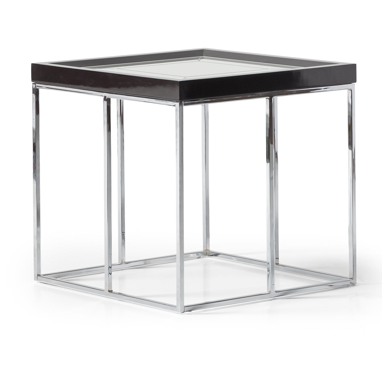 Carmela Charcoal Sand End Table - Ornate Home