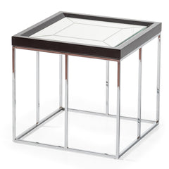 Carmela Charcoal Sand End Table - Ornate Home