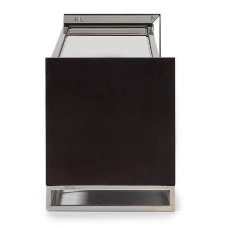 Carmela Charcoal Sand Media Cabinet - Ornate Home