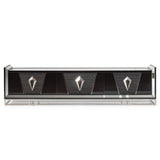 Carmela Charcoal Sand Media Cabinet - Ornate Home