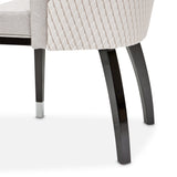 Carmela Charcoal Sand/Zinc Dining Arm Chair (Set of 2) - Ornate Home