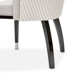 Carmela Charcoal Sand/Zinc Dining Arm Chair (Set of 2) - Ornate Home