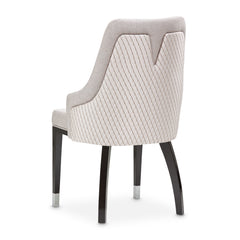 Carmela Charcoal Sand/Zinc Dining Arm Chair (Set of 2) - Ornate Home