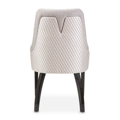 Carmela Charcoal Sand/Zinc Dining Arm Chair (Set of 2) - Ornate Home
