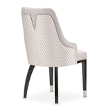 Carmela Charcoal Sand/Zinc Dining Arm Chair (Set of 2) - Ornate Home