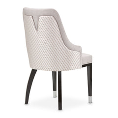 Carmela Charcoal Sand/Zinc Dining Arm Chair (Set of 2) - Ornate Home