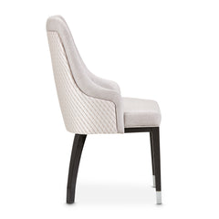 Carmela Charcoal Sand/Zinc Dining Arm Chair (Set of 2) - Ornate Home
