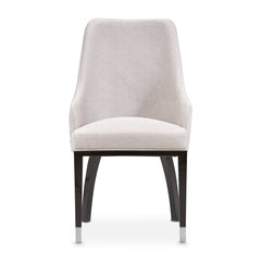 Carmela Charcoal Sand/Zinc Dining Arm Chair (Set of 2) - Ornate Home